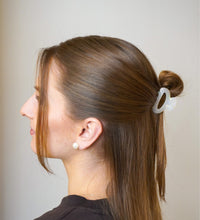 Haarklammer S Oval Marble