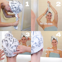 Haarturban aus Mikrofaser