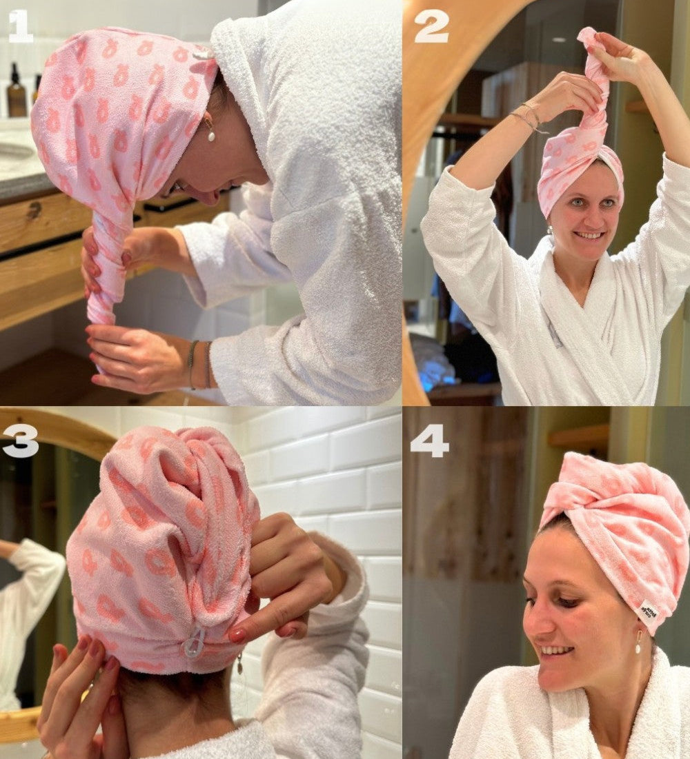 Haarturban aus Mikrofaser